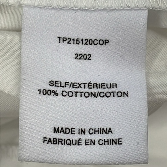 Derek Lam 10 Crosby Finn Ruffled Wrap Mini Dress Cotton Poplin White Sz 8 - Picture 13 of 16